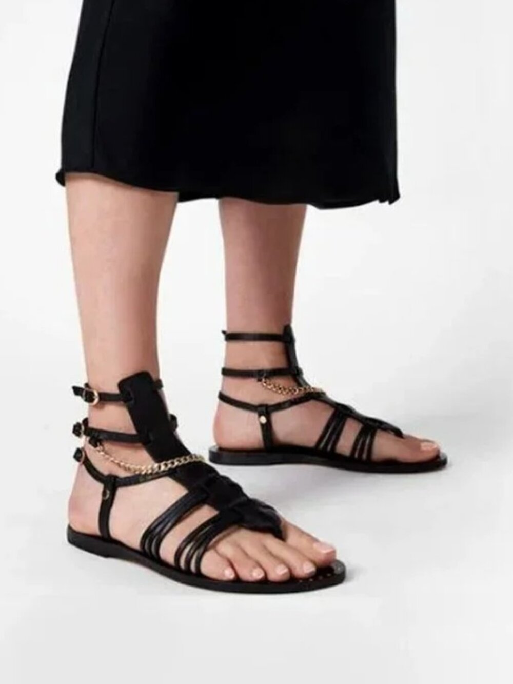 ALLSAINTS Gelda Leather Sandals